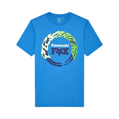 Fox Kawasaki SS Tee - True Blue