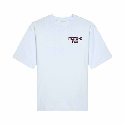 Fox Moto-X Oversized Ss Tee - Pale Blue