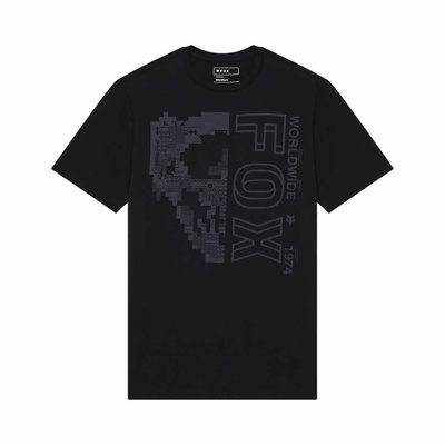 Fox Image Skull Ss Prem Tee - Black