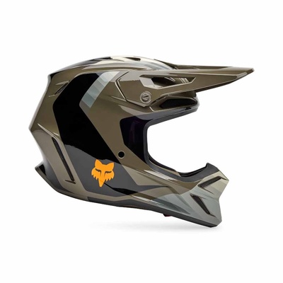 Fox V3 Fade MX Helmet - Brown/Black