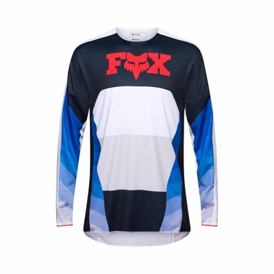 Fox 360 Fade MX Jersey - White/Blue