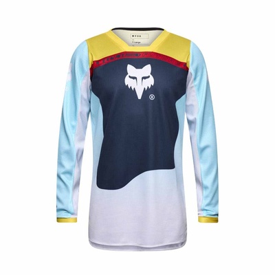 Fox 180 Elevated Youth MX Jersey - Light Blue