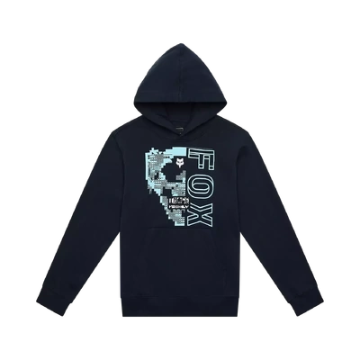 Fox Youth Image Skull Pullover Fleece - Midnight
