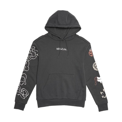 Fox Hello Future Womens Pullover Fleece - Dark Shadow