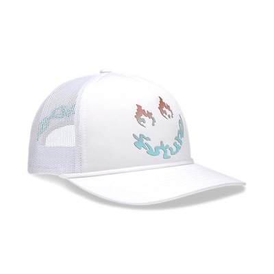 Fox Hello Womens Trucker Hat - White