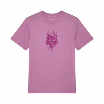 Fox Bark Womens Tech Tee Short Sleeve - Purple Haze