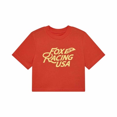 Fox USA Baby Womens Tee - Blood Orange