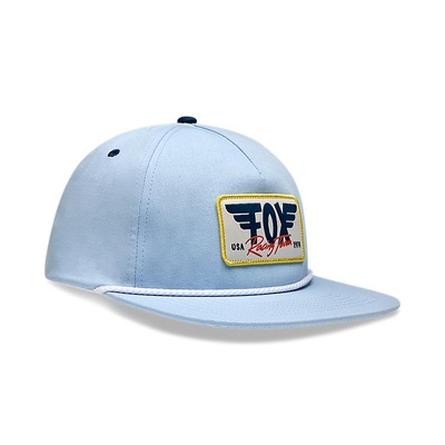 Fox Winged Womens Snapback Hat - Pale Blue