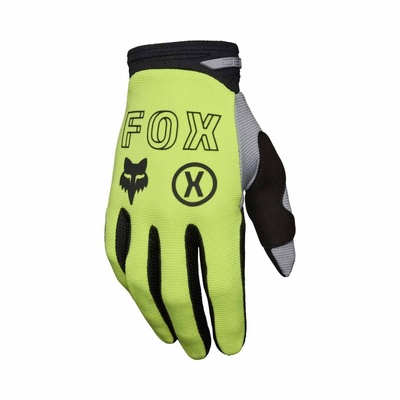 Fox 180 Flow MX Gloves - Fluro Yellow