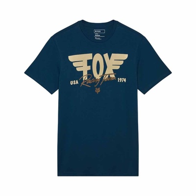 Fox Winged SS Prem Tee - Twilight