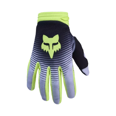 Fox 2026 Youth 180 Collect MX Gloves - Grey/Yellow