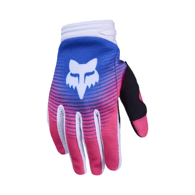 Fox 2026 Youth 180 Collect MX Gloves - Blue/Pink