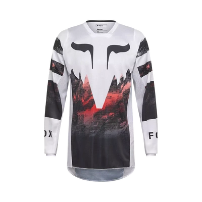 Fox 2026 180 Kairos MX Jersey - White/Fluro Red