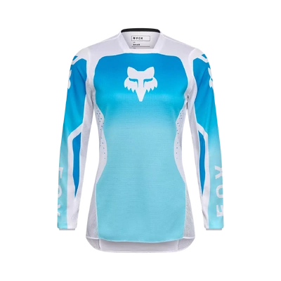 Fox 2026 Womens 180 Shield MX Jersey - White/Blue