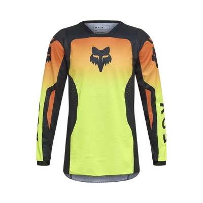Fox 2026 Youth 180 Shield MX Jersey - Fluro Yellow
