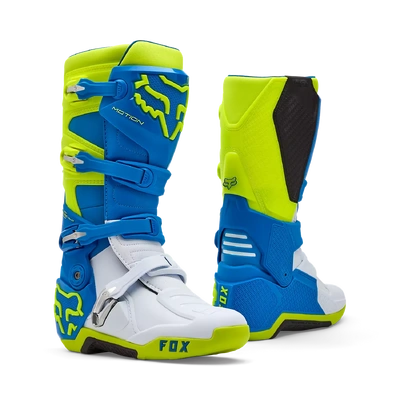 Fox 2026 Motion MX Boots - Blue/Yellow