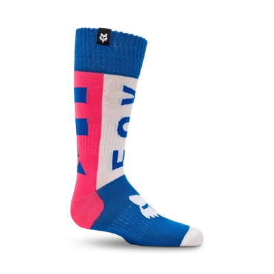 Fox 2026 Youth 180 Collect Sock - Blue/Pink