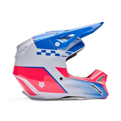 Fox 2026 V1 Collect MX Helmet - Blue/Pink
