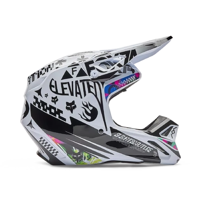 Fox 2026 V1 Image Cosmo MX Helmet - White/Black