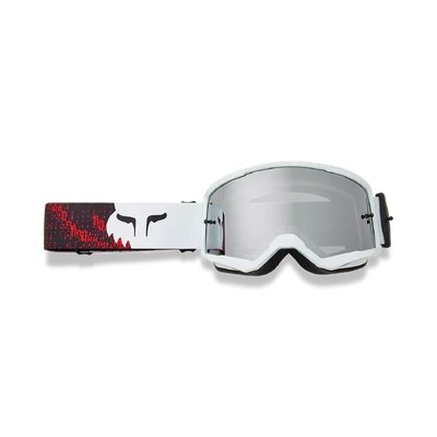 Fox 2026 Main Kairos MX Goggle - Spark - White/Fluro Red - OS