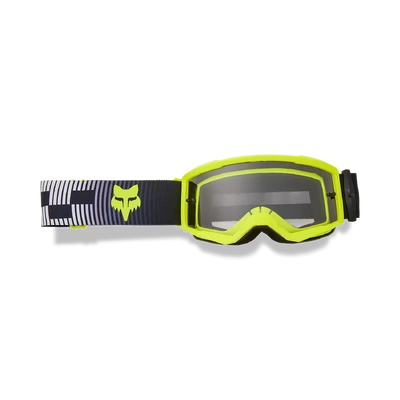 Fox 2026 Youth Main Collect MX Goggle - Grey/Yellow - OS