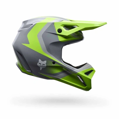 Fox 2027 V1 Frame Helmet - Grey Yellow