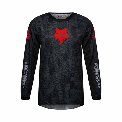 Fox 2027 Youth 180 Abyss Jersey - Black