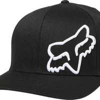 Fox Flex 45 Flexfit Hat - Black/White