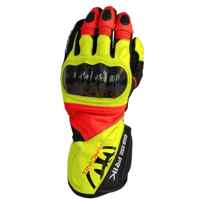 Berik SP1 Carbon Gloves - Black/Hi-Vis/Red