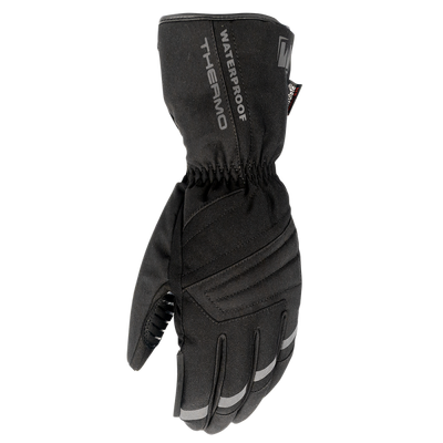 Motodry Ladies Thermo Winter Waterproof Textile Gloves - Black