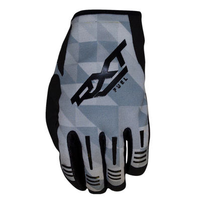 RXT Fuel MX Gloves - Silver/Black 