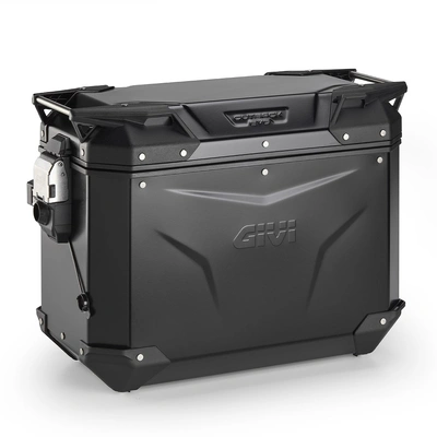 Givi Trekker Outback Evo Smart 44L Alloy Black Pannier Right (Single) Cam (Sold Without Lock) (Obkev44Br)