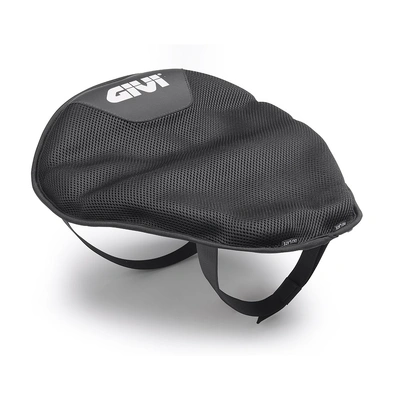 Givi Universal Inflatable Seat Air Cushion In Black Fabric