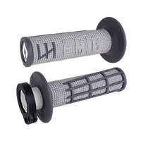 ODI EMIG 2.0 Lock-On Grip Set - 2 & 4 Stroke - Grey/Graphite