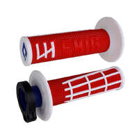 ODI EMIG 2.0 Lock-On Grip Set - 2 & 4 Stroke - Red/White