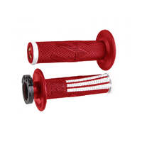 ODI V2 EMIG PRO LOCK ON GRIPS 2ST 4ST - RED/WHITE