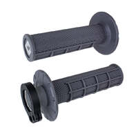 ODI MX V2 LOCK-ON HALF-WAFFLE GRIPS 2ST 4ST - GREY