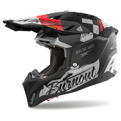 Airoh Aviator 3 MX Helmet - Burnout