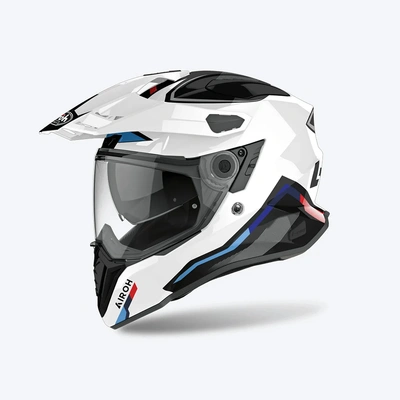 Airoh Commander Factor Adventure Helmet - White - M