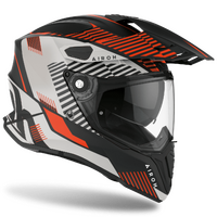 Airoh Commander Boost Helmet - Matte Orange/Black/White