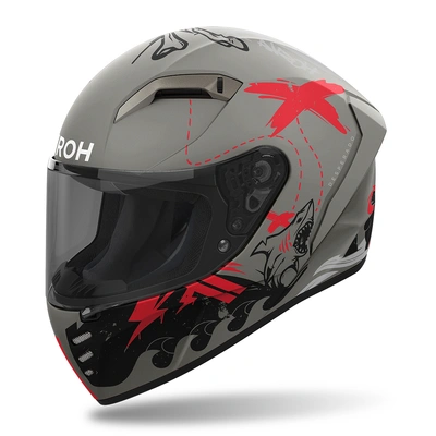 Airoh Connor Desperado Full Face Helmet - Orange Matt