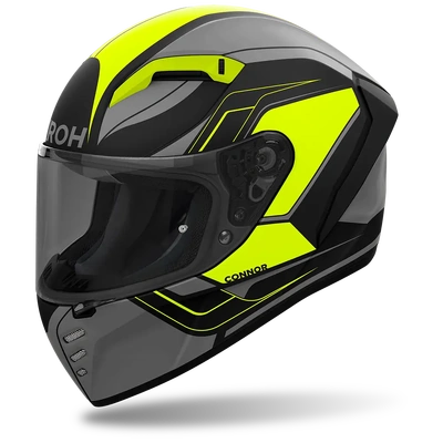 Airoh Connor Dunk Full Face Helmet - Yellow Matt