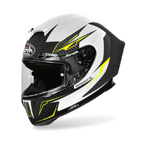 Airoh GP550S Venom Matte Helmet - White/Black/Yellow