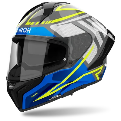 Airoh Matryx Rider Full Face Helmet - Blue Gloss - 2XL