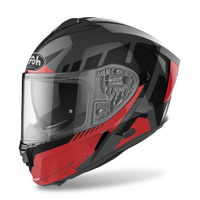 Airoh Spark Rise Helmet - Gloss Red/Grey/Black