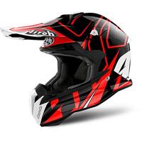 Airoh Terminator Shock Helmet - Red/Black