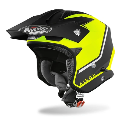 Airoh TRR-S Keen Trials Helmet - Yellow Matt