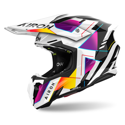 Airoh Twist 3.0 Rainbow MX Helmet - Rainbow Gloss