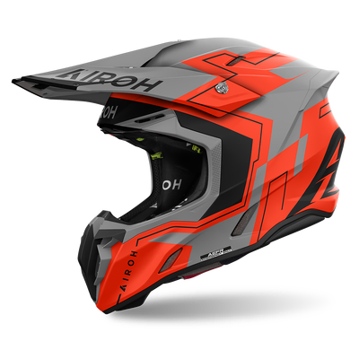 Airoh Twist 3.0 Dizzy MX Helmet - Orange Fluro Matt