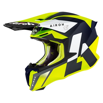 Airoh Twist 2.0 Lift MX Helmet - Yellow Matt